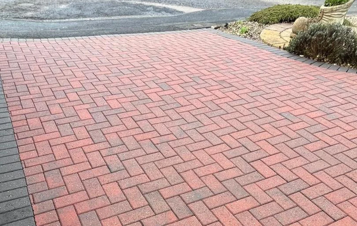 Front driveway finished